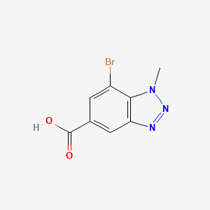 7-Bromo-1-methyl-1,2,3-benzotriazole-5-carboxylic acid