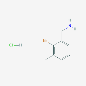 (2-Bromo-3-methylphenyl)methanamine hydrochloride