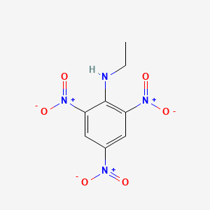 molecular formula C8H8N4O6 B13796268 N-Ethyl-2,4,6-trinitroaniline CAS No. 7449-27-6