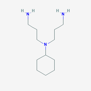 molecular formula C12H27N3 B13796281 Bis(3-aminopropyl)cyclohexylamine CAS No. 27843-15-8