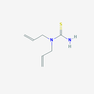 molecular formula C7H12N2S B13796308 N,N-Diprop-2-en-1-ylthiourea CAS No. 89910-59-8