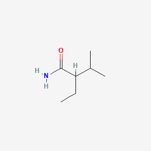 molecular formula C7H15NO B13796396 2-Isopropylbutyramide CAS No. 64037-70-3