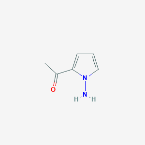 B137964 1-(1-Amino-1H-pyrrol-2-yl)ethanone CAS No. 158883-64-8