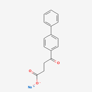molecular formula C16H13NaO3 B13796411 Fenbufen sodium CAS No. 77479-09-5