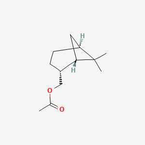 molecular formula C12H20O2 B13796415 (-)-trans-Myrtanyl acetate 