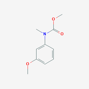 molecular formula C10H13NO3 B13796432 Methyl (3-methoxyphenyl)(methyl)carbamate 