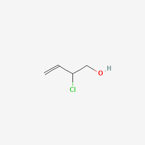 molecular formula C4H7ClO B13796491 4-Hydroxy-3-chloro-1-butene CAS No. 75455-41-3