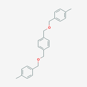 molecular formula C24H26O2 B137965 alpha,alpha'-Bis(4-methylbenzyloxy)-p-xylene CAS No. 136861-46-6