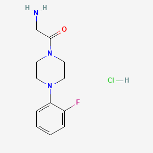2-Amino-1-[4-(2-fluorophenyl)piperazin-1-yl]ethan-1-one hydrochloride