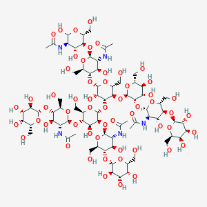 molecular formula C76H127N5O56 B13796564 NA3 N-Glycan 