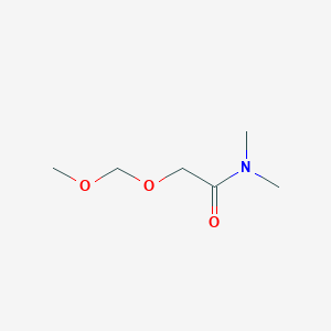 molecular formula C6H13NO3 B13796605 Acetamide,2-(methoxymethoxy)-N,N-dimethyl- 