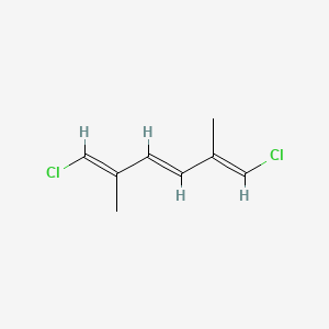 molecular formula C8H10Cl2 B13796635 2,5-Dimethyl-1,6-dichloro-1,3,5-hexatriene CAS No. 83682-54-6