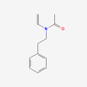 molecular formula C12H15NO B13796748 N-(2-Phenylethyl)-N-vinylacetamide 