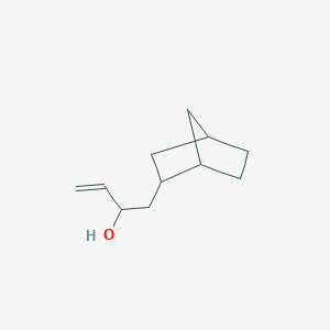 molecular formula C11H18O B1379677 1-{Bicyclo[2.2.1]heptan-2-yl}but-3-en-2-ol CAS No. 1603534-19-5