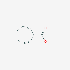 molecular formula C9H12O2 B13796783 Methyl cyclohepta-2,6-diene-1-carboxylate CAS No. 65093-86-9