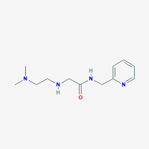 2-{[2-(dimethylamino)ethyl]amino}-N-(pyridin-2-ylmethyl)acetamide