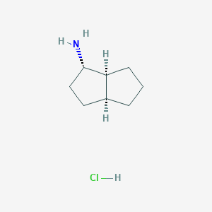 rac-(1S,3aS,6aS)-Octahydro-1-pentalenamine hydrochloride