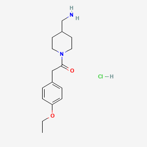({1-[(4-Ethoxyphenyl)acetyl]piperidin-4-yl}methyl)amine hydrochloride