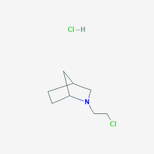 B1379692 2-(2-Chloroethyl)-2-azabicyclo[2.2.1]heptane hydrochloride CAS No. 1438268-76-8