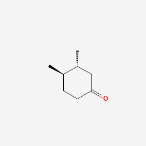 molecular formula C8H14O B13796938 trans-3,4-Dimethylcyclohexanone CAS No. 28023-45-2