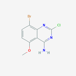 8-Bromo-2-chloro-5-methoxyquinazolin-4-amine