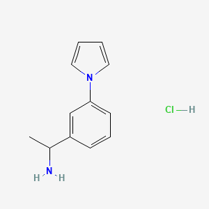1-[3-(1H-Pyrrol-1-yl)phenyl]ethanamine hydrochloride
