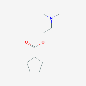 molecular formula C10H19NO2 B13797049 2-(Dimethylamino)ethyl cyclopentanecarboxylate CAS No. 64153-57-7