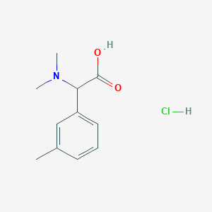 (Dimethylamino)(3-methylphenyl)acetic acid hydrochloride
