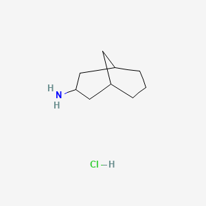 molecular formula C9H18ClN B1379710 Bicyclo[3.3.1]nonan-3-amine hydrochloride CAS No. 19388-64-8