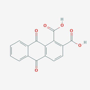 molecular formula C16H8O6 B13797172 1,2-Anthraquinonedicarboxylic acid CAS No. 7475-29-8