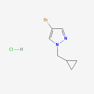 4-Bromo-1-(cyclopropylmethyl)-1H-pyrazole hydrochloride