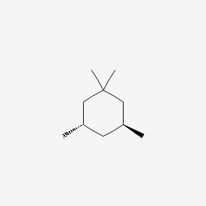 molecular formula C10H20 B13797274 trans-1,1,3,5-Tetramethylcyclohexane 