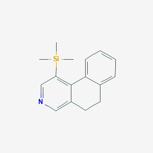 molecular formula C16H19NSi B137973 1-Trimethylsilanyl-5,6-dihydro-benzo[f]isoquinoline CAS No. 131373-01-8