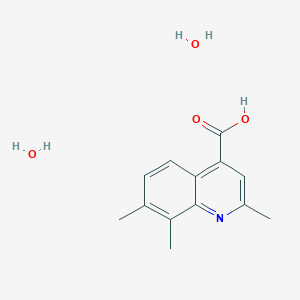 2,7,8-Trimethyl-4-quinolinecarboxylic acid dihydrate