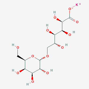 molecular formula C12H21KO12 B13797311 Melibionic acid potassium CAS No. 70803-54-2