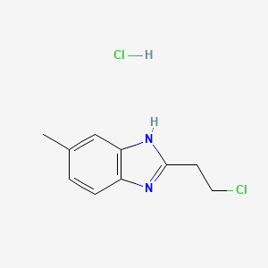 2-(2-Chloroethyl)-6-methyl-1H-benzimidazole hydrochloride