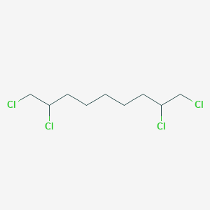 molecular formula C9H16Cl4 B13797404 1,2,8,9-Tetrachlorononane CAS No. 865306-20-3