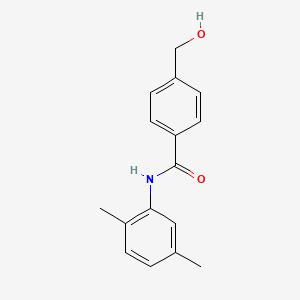 molecular formula C16H17NO2 B13797405 N-(2,5-dimethylphenyl)-4-(hydroxymethyl)benzamide CAS No. 561008-59-1