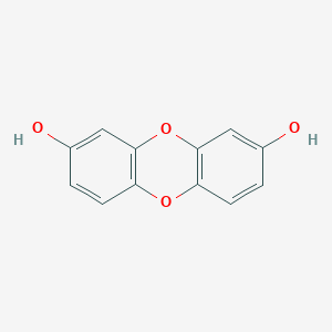 molecular formula C12H8O4 B13797441 Oxanthrene-2,8-diol CAS No. 775537-59-2