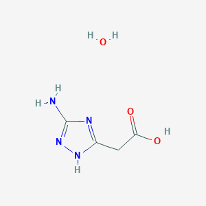 (5-Amino-1H-1,2,4-triazol-3-YL)acetic acid hydrate