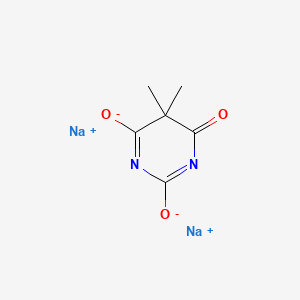 molecular formula C6H6N2Na2O3 B13797491 5,5-Dimethylbarbituric acid sodium CAS No. 81913-65-7