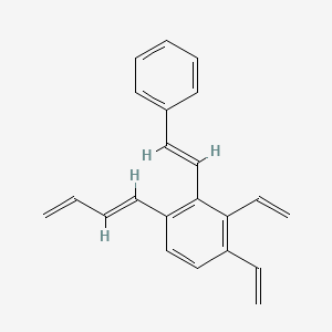molecular formula C22H20 B13797505 Styrene,butadiene,divinylbenzene 
