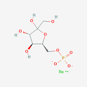 molecular formula C6H11BaO9P B13797522 Fructose-6-phosphate barium salt 