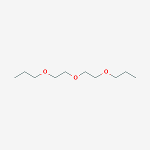 molecular formula C10H22O3 B13797540 1-[2-(2-Propoxyethoxy)ethoxy]propane CAS No. 72072-32-3
