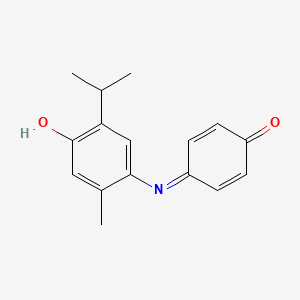 molecular formula C16H17NO2 B13797559 Thymolindophenol 