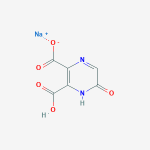 molecular formula C6H3N2NaO5 B13797566 sodium;2-carboxy-6-oxo-1H-pyrazine-3-carboxylate 
