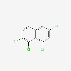 molecular formula C10H4Cl4 B13797721 1,2,6,8-Tetrachloronaphthalene CAS No. 67922-24-1