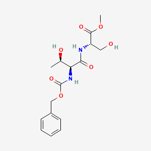molecular formula C16H22N2O7 B13797726 Z-Thr-ser-ome 