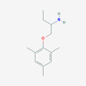 molecular formula C13H21NO B13797733 Propylamine, 1-[(mesityloxy)methyl]- 