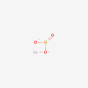 molecular formula BeO3Si B13797750 Beryllium;dioxido(oxo)silane 